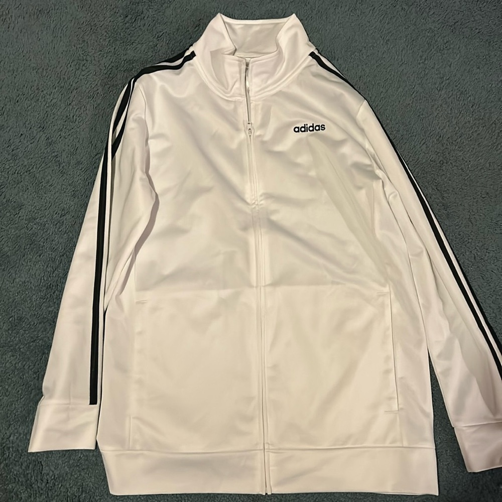 Kids Zip up adidas jacket. 14/16 large